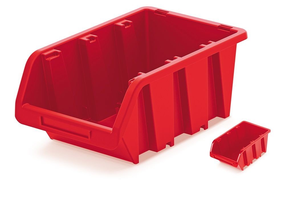 PRO Plastový úložný box TRUCK 490x298x210 červený