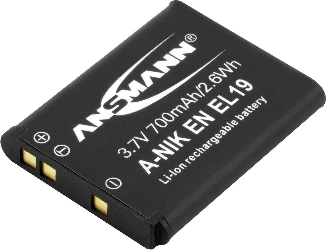 Ansmann A-Nik ENEL 19 akumulátor do kamery Náhrada za orig. akumulátor EN-EL19 3.7 V 700 mAh