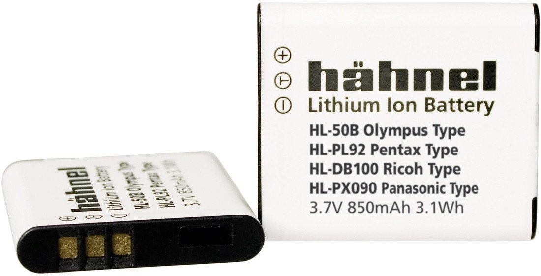 Hähnel Fototechnik HL-50B akumulátor do kamery Náhrada za orig. akumulátor LI-50B, Li-52B, D-LI92, DB-100 3.7 V 850 mAh