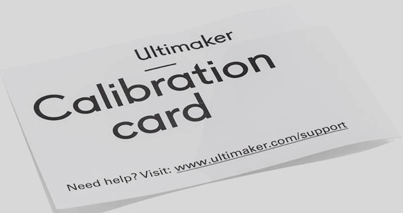 Kalibrační karta UM2/UM3/S5   SPUM-CALB-CARD