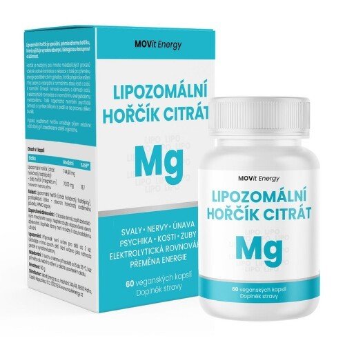 Movit Hořčík citrát lipozomální 60 kapslí