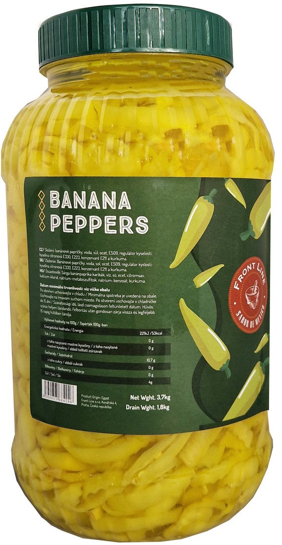 Yellow Banana pepper 3,7l
