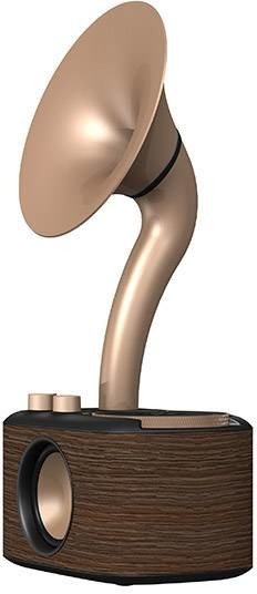 Sangean WR-45X Gold stolní rádio FM AUX, Bluetooth s akumulátorem černá, zlatá