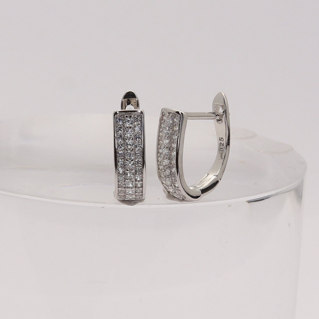 Stříbrné náušnice 100945