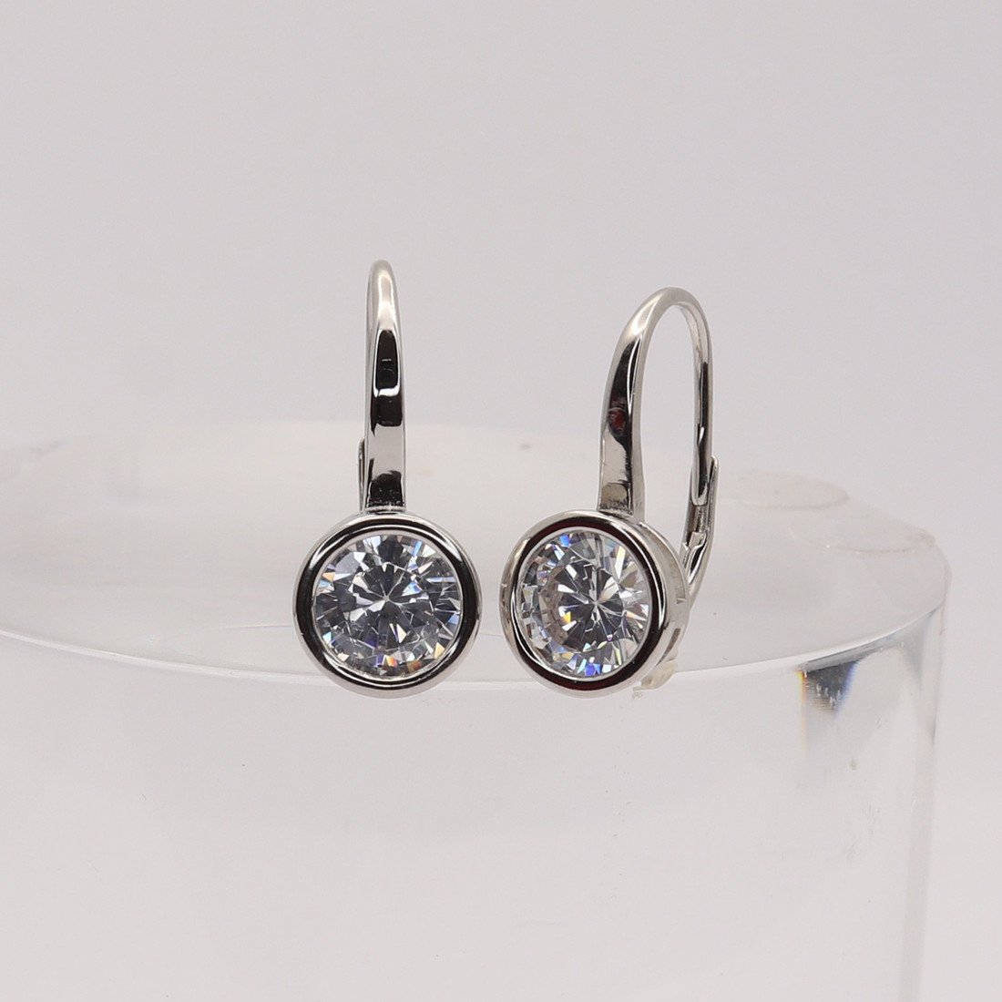 Stříbrné náušnice 100954