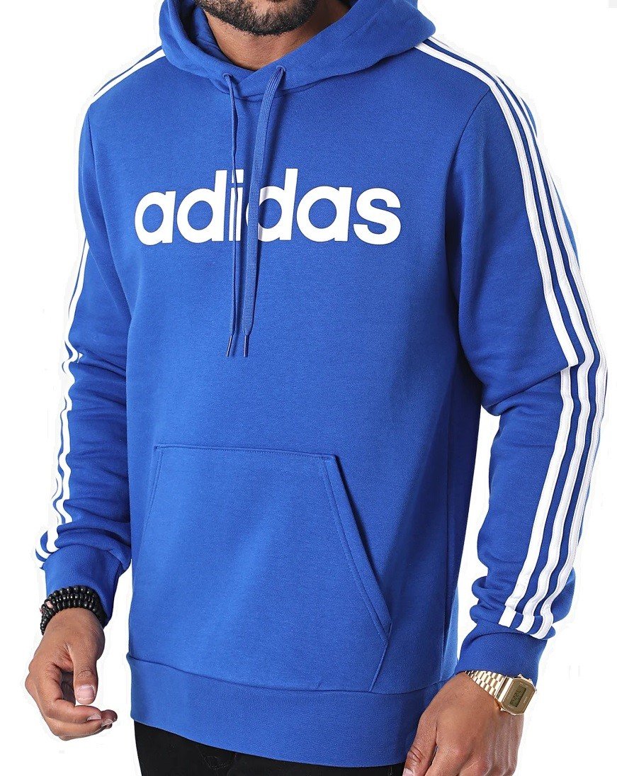 Mikina s kapucí adidas Sportswear E 3S PO FL