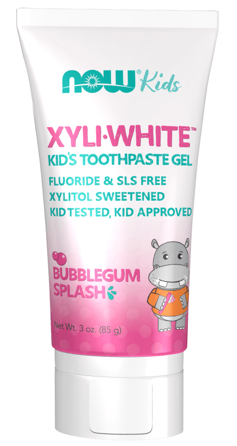 Now® Foods NOW XyliWhite Bubblegum Splash, Dětský zubní gel, žvýkačková příchuť, 85 g