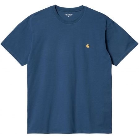TRIKO CARHARTT WIP Chase S/S - modrá - L