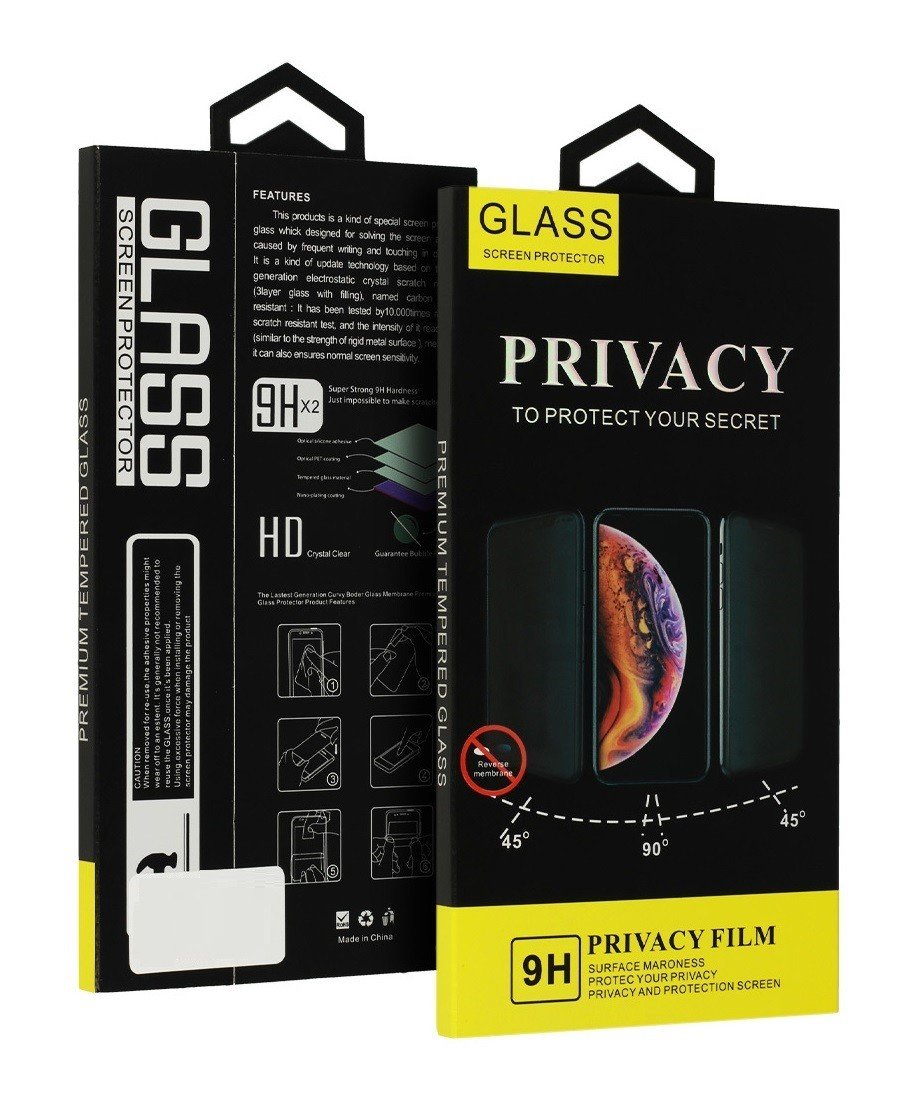 Tvrzené sklo Privacy Samsung A13 Full Cover černé 96352