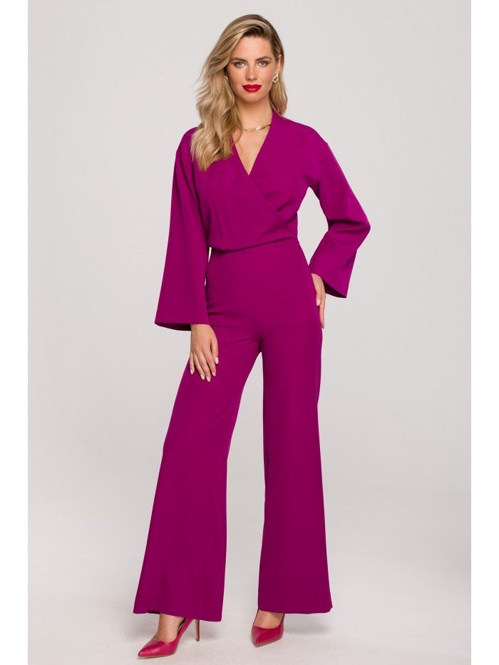 Makover Dámský overal Likatan K147 rubínová L