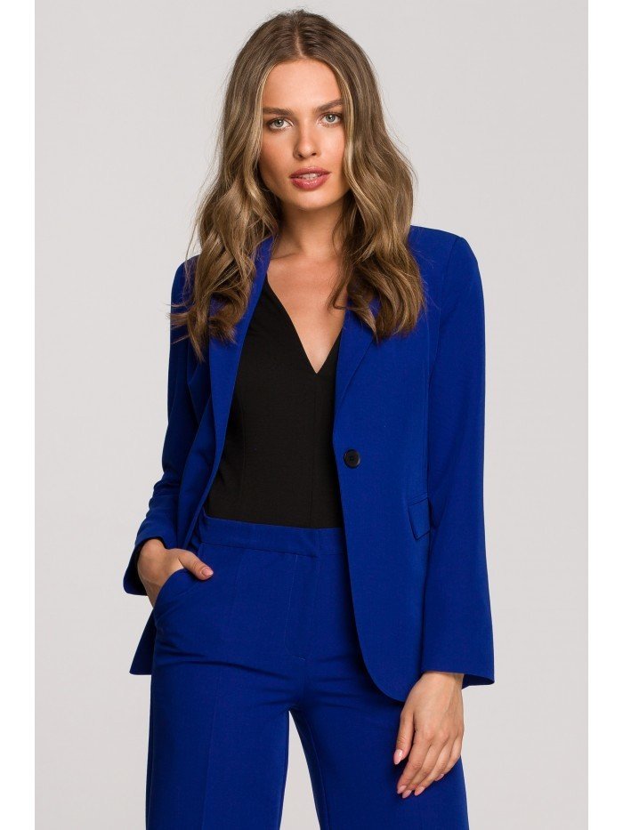 Style Dámské sako Avadwen S310 chrpově modrá L