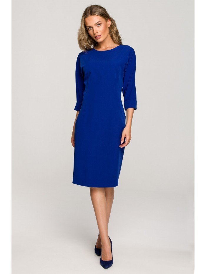 Style Dámské mini šaty Lyovere S324 chrpově modrá L