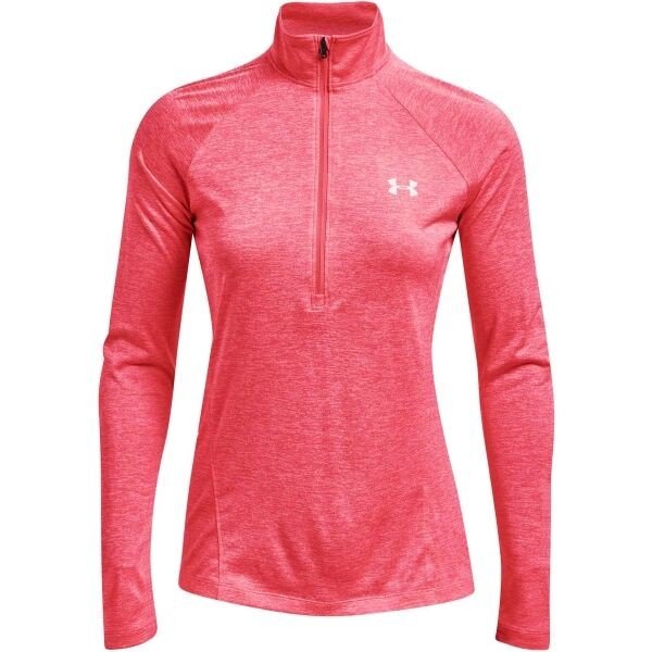 Under Armour TECH 1/2 ZIP - TWIST Dámská mikina, růžová, velikost XS
