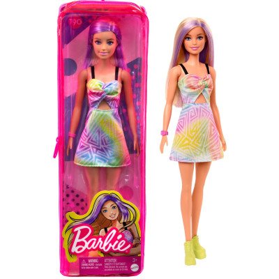 Mattel Barbie Modelka 190 - Duhový overal FBR37