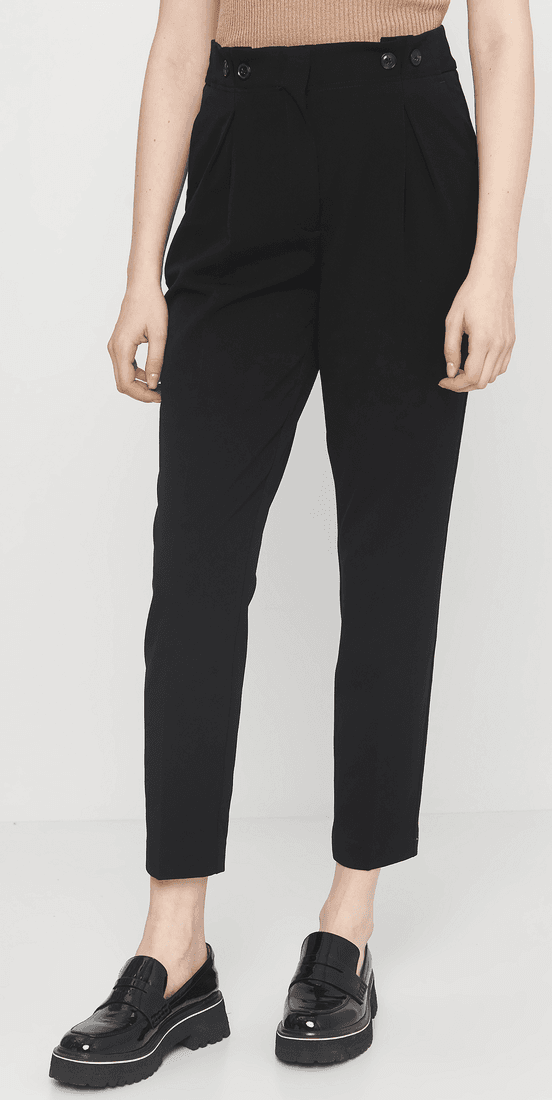 Černé elegantní kalhoty Tom Tailor