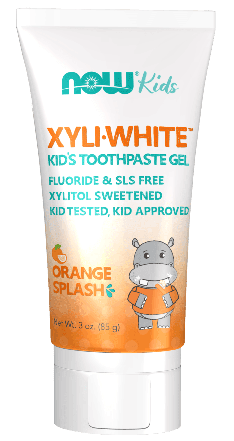 Now® Foods NOW XyliWhite Orange Splash, dětský zubní gel, pomeranč, 85 g