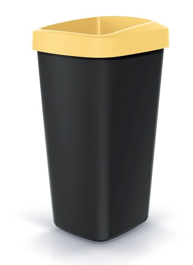 KEDEN Koš odpadkový bez víka 25L  COMPACTA Q sv.žlutá