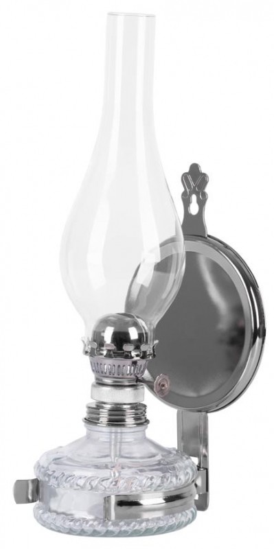 MAGICHOME Lampa petrolejová zrcadlová 35cm s cylindrem  OL665