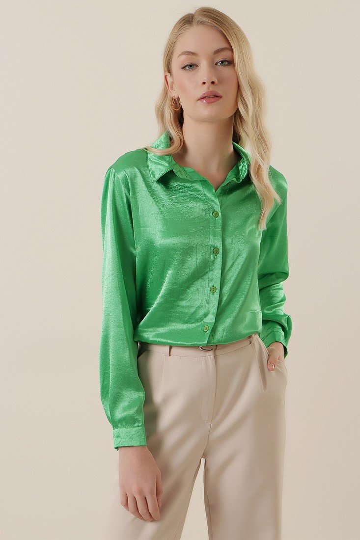 Bigdart Shirt - Green - Regular fit