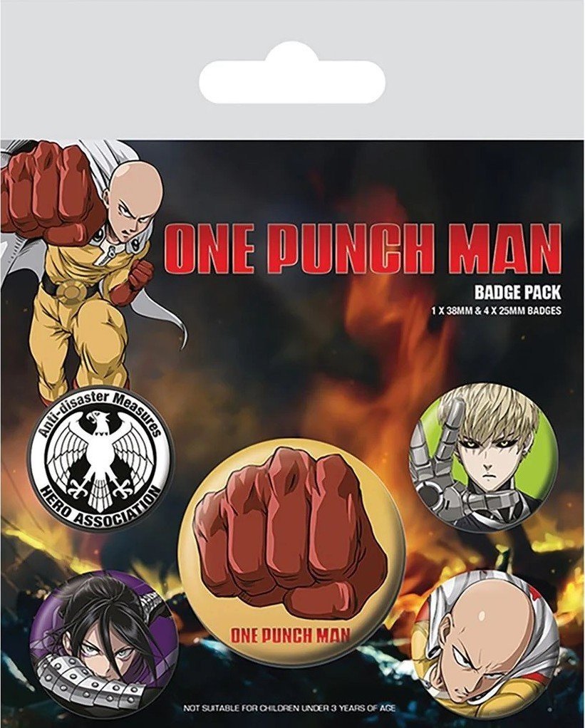 One Punch Man - set odznaků - EPEE Merch - Pyramid