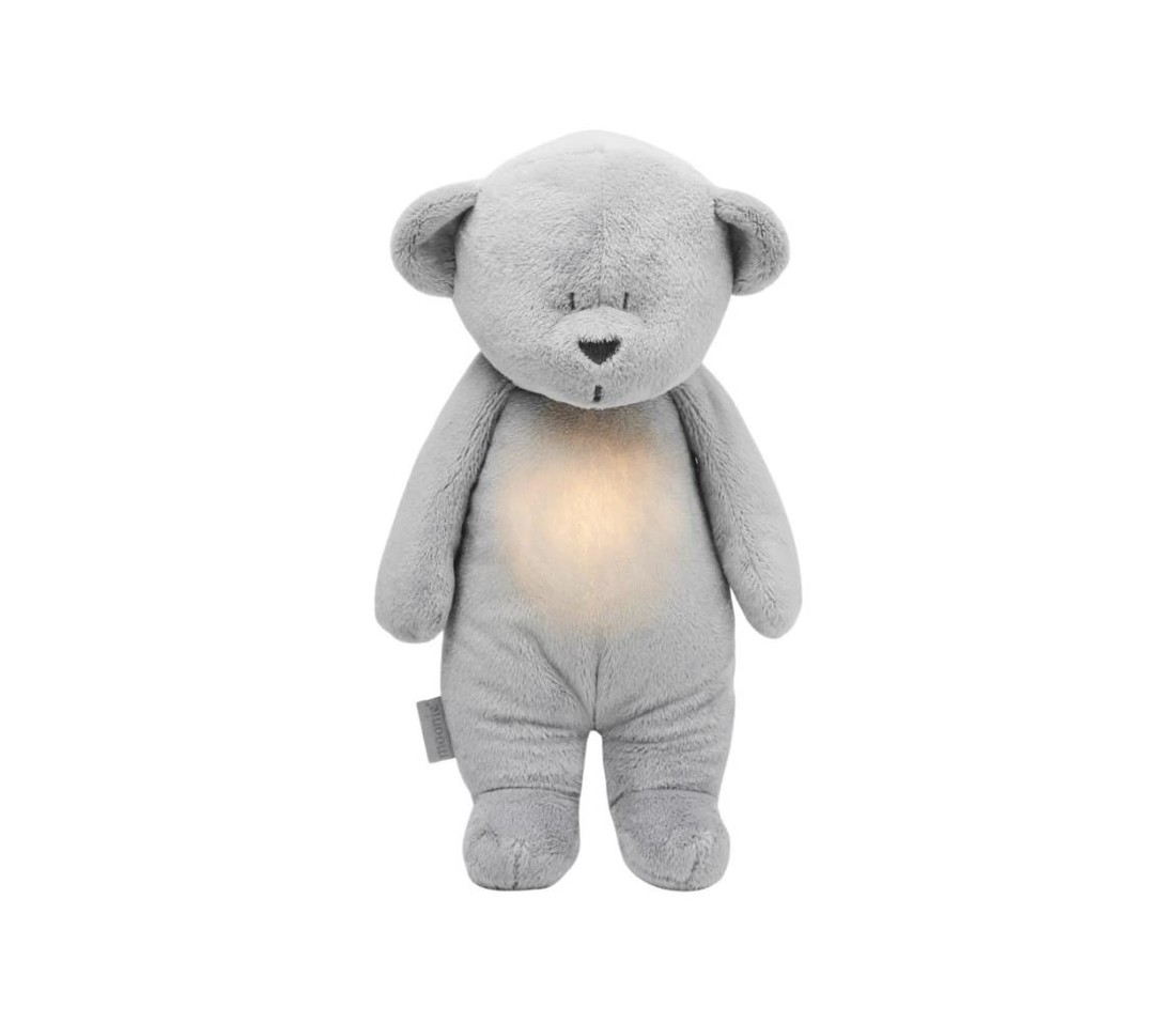 Moonie Moonie - Dětská noční lampička medvídek silver