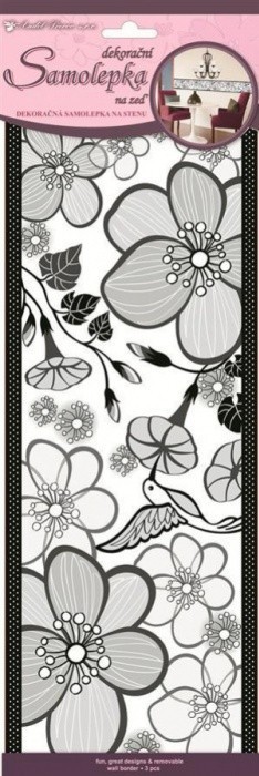 Anděl Pokojová dekorace velké květy 15,2 x 40,6 cm - 1395