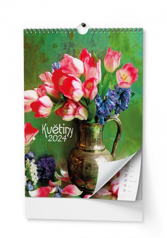 Baloušek Nástěnný kalendář - Květiny - BNG7-24
