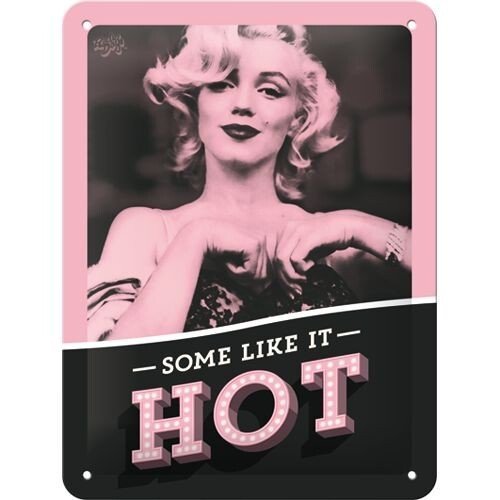 Postershop Plechová cedule Marilyn Monroe - Some Like It Hot, ( x  cm)