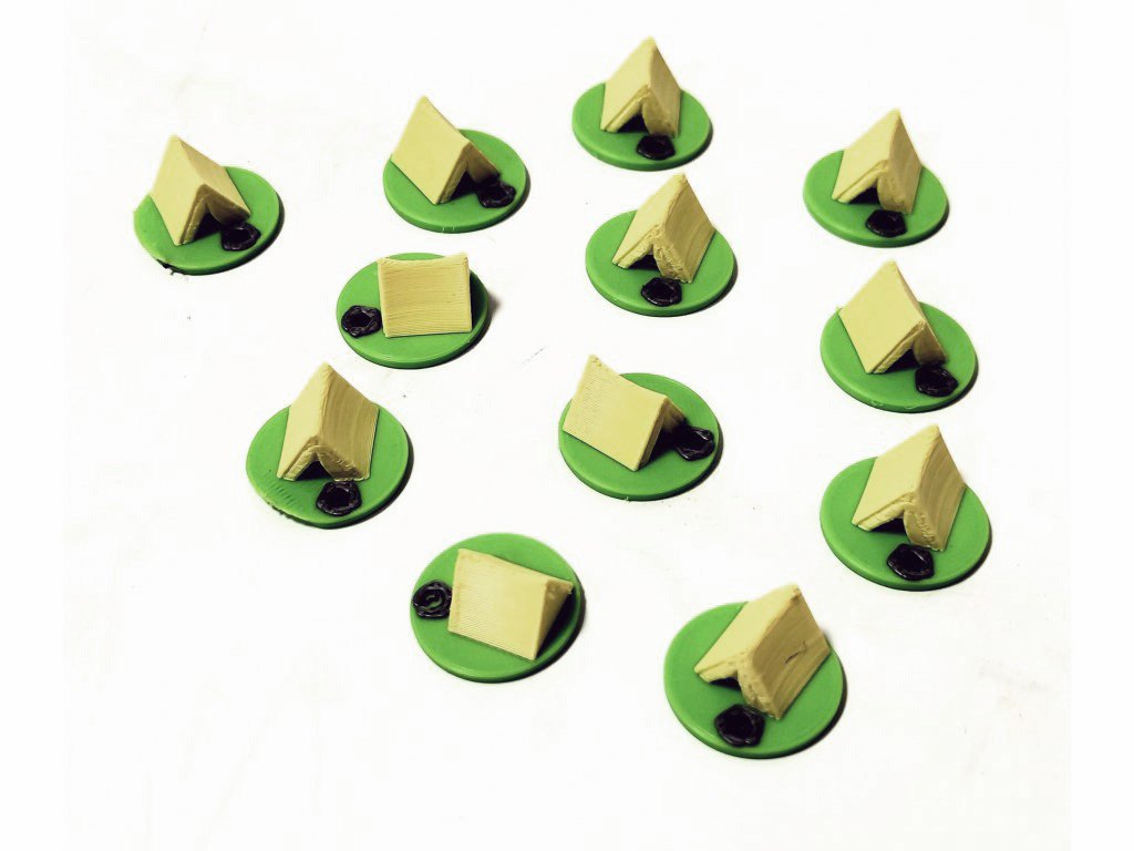 TLAMA games Guardians of Haversack - 3D Tábory