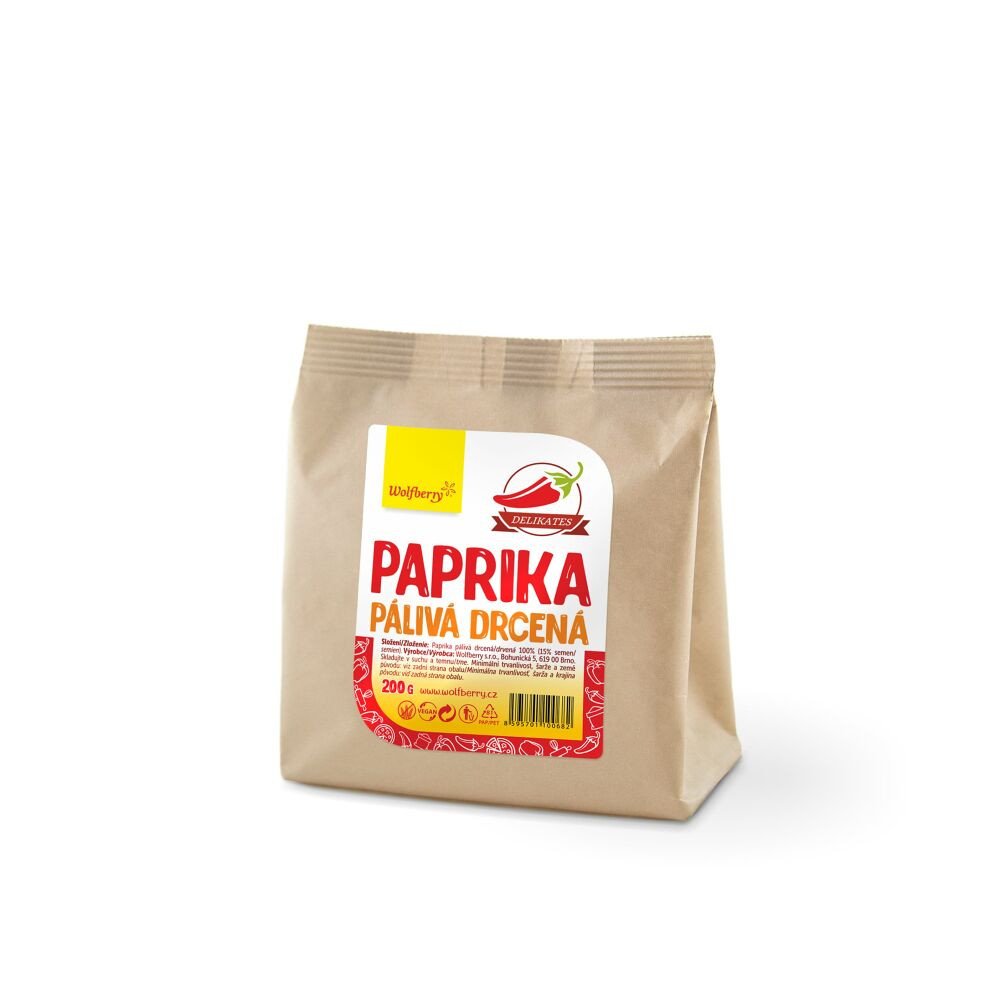 WOLFBERRY Paprika pálivá drcená 200 g