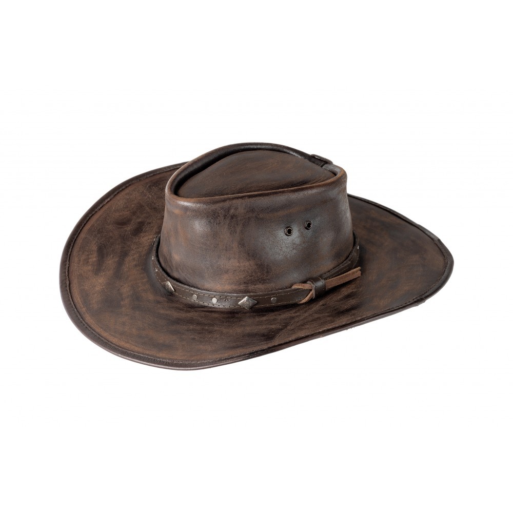 - Kožený klobouk TEXAS, 56