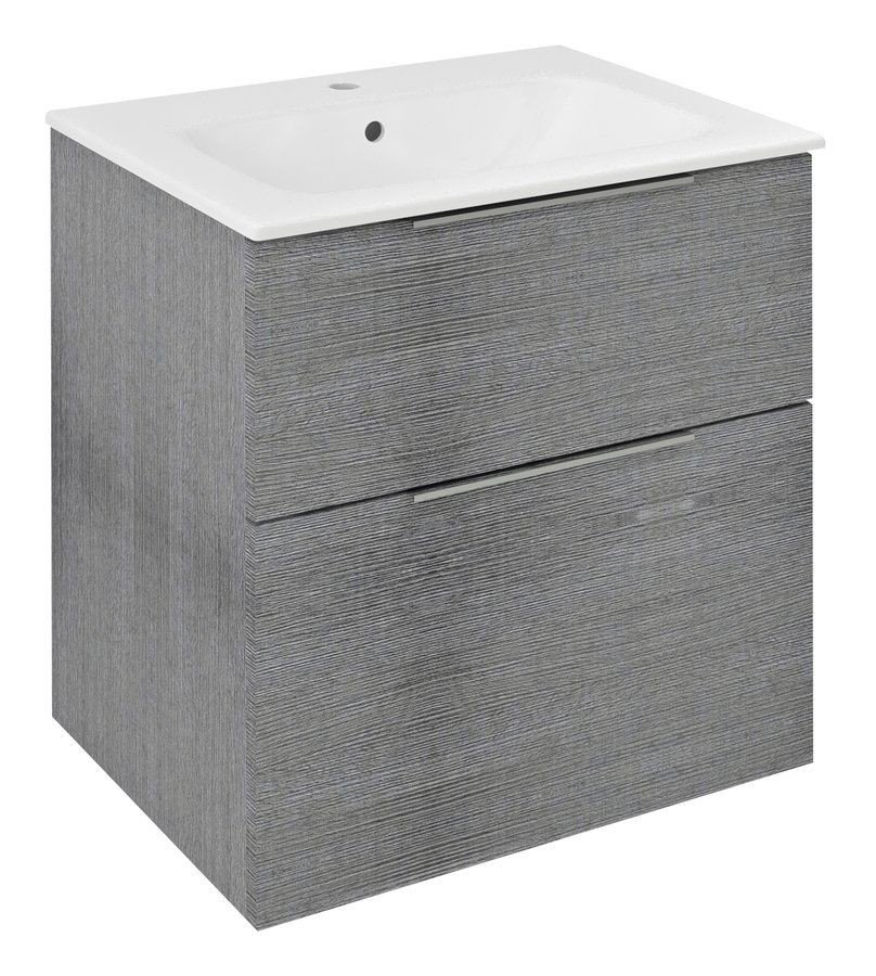 SAPHO CIRASA umyvadlová skříňka 59,3x64x46cm, dub stříbrný CR601-1111