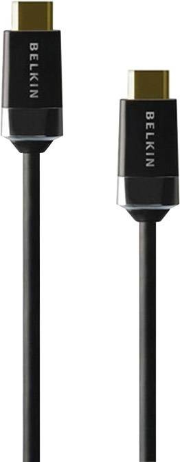 Belkin HDMI kabel Zástrčka HDMI-A, Zástrčka HDMI-A 1.00 m černá HDMI0017-1M  HDMI kabel