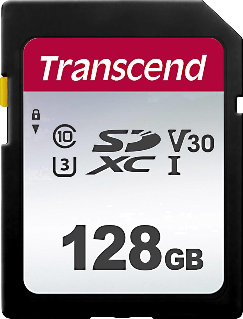 Transcend Premium 300S paměťová karta SDXC 128 GB Class 10, UHS-I, UHS-Class 3, v30 Video Speed Class
