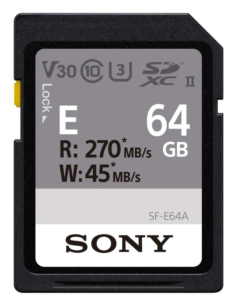 SONY SDXC 64GB UHS-II SF-E 270MB/s W:45MB/s