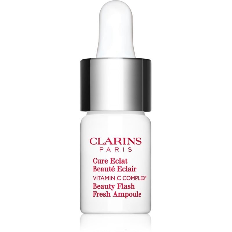 Clarins Beauty Flash Fresh Ampoule rozjasňující sérum s vitaminem C 8 ml