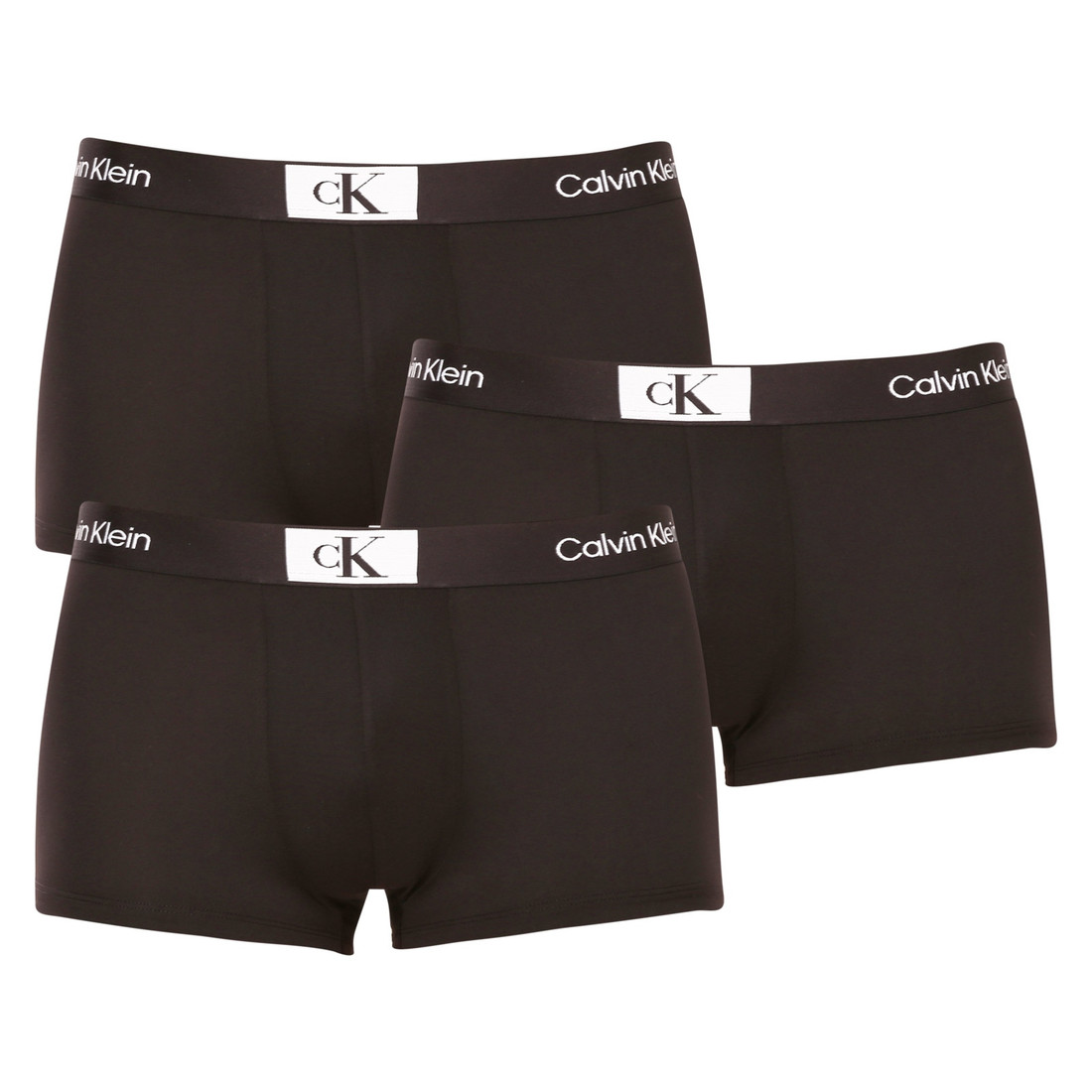 3PACK pánské boxerky Calvin Klein černé (NB3532A-UB1) S