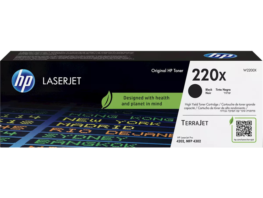 HP W2200X, black toner. kazeta HP LaserJet 220X