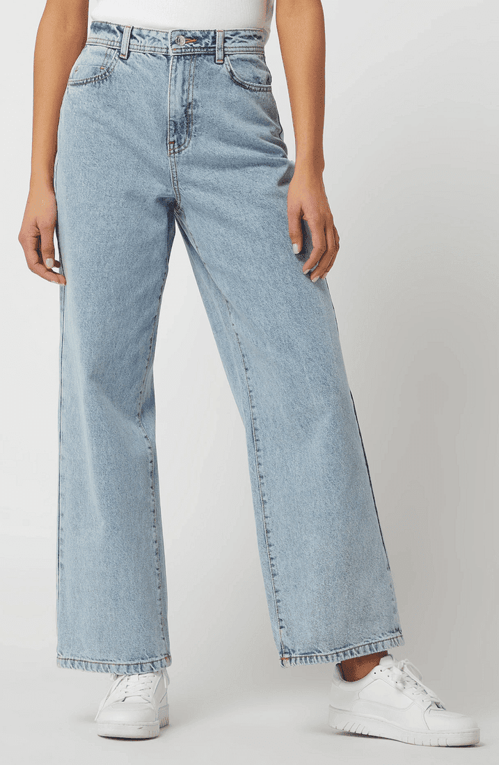 Široké džíny s vysokým pasem Noisy May