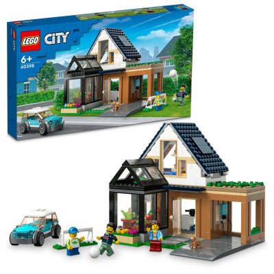 LEGO® City 60398 Rodinný dům a elektromobil