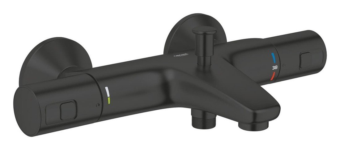 Vanová baterie Grohe Precision s přepínačem 150 mm matte black 345982430