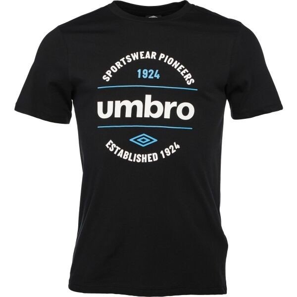 Umbro CIRCULAR GRAPHIC TEE Pánské triko, černá, velikost XL