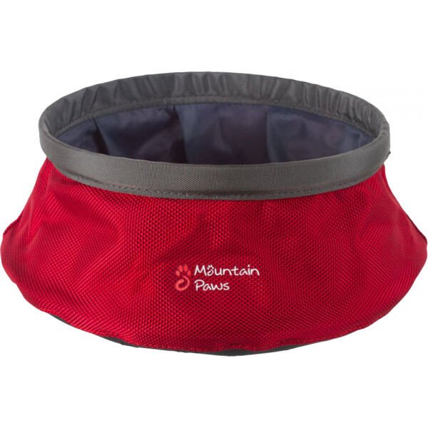 MOUNTAINPAWS LARGE DOG WATER BOWL Skládací miska pro psy, červená, velikost L