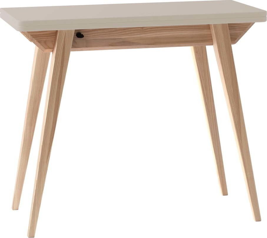 Béžový přírodní konzolový stolek 45x90 cm Envelope – Ragaba