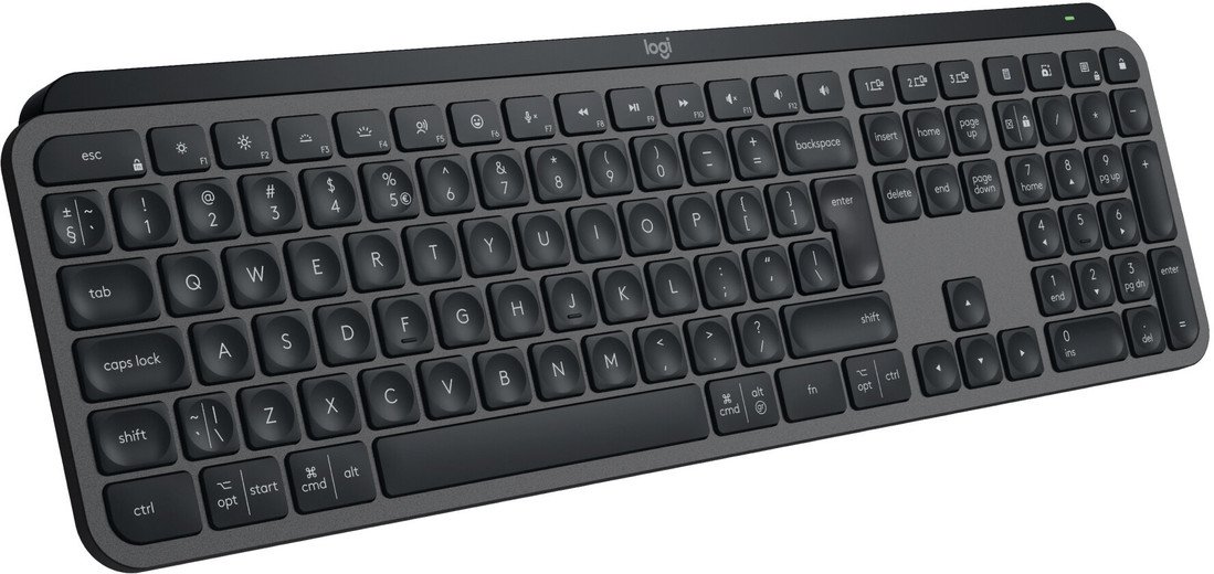 Logitech MX Keys S, CZ/SK, šedá - 920-011590