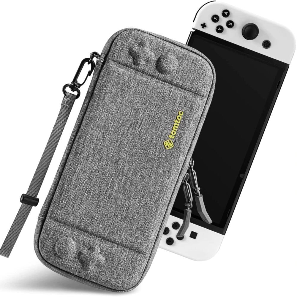 tomtoc obal pro Nintendo Switch OLED, šedá - TOM-A0531G1