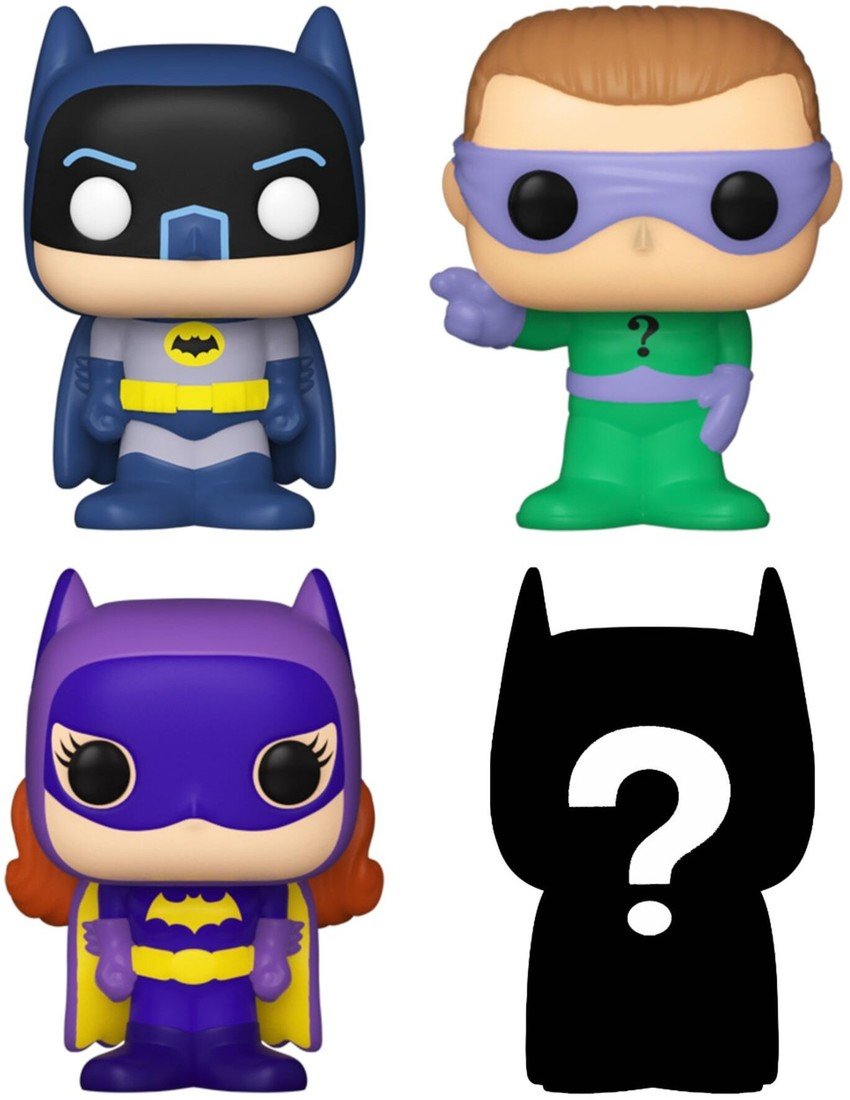 Figurka Funko Bitty POP! DC - Batman Adam West 4-pack - 0889698713146