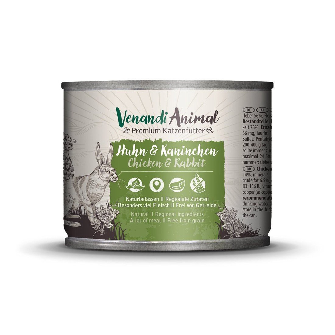 Venandi Animal – kuře a králík 24 × 200 g