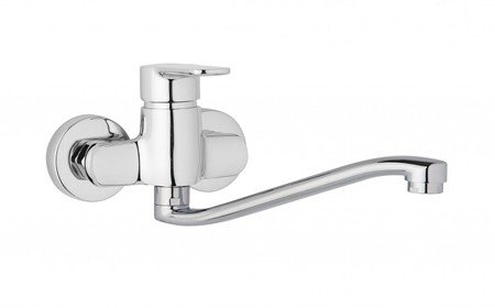 JB Sanitary MIRAM M103020 - Nástěnná dřezová a umyvadlová baterie MIRAM 100 mm, S ramínko 250 mm