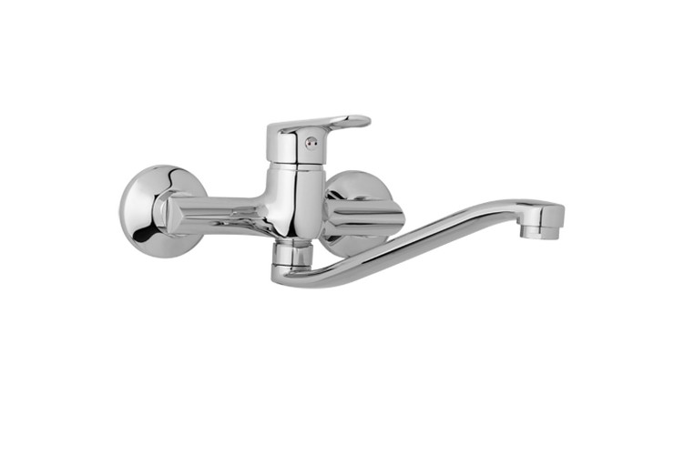 JB Sanitary Finery F10 35 20 - Nástěnná dřezová a umyvadlová baterie 150 mm, S ramínko 250 mm